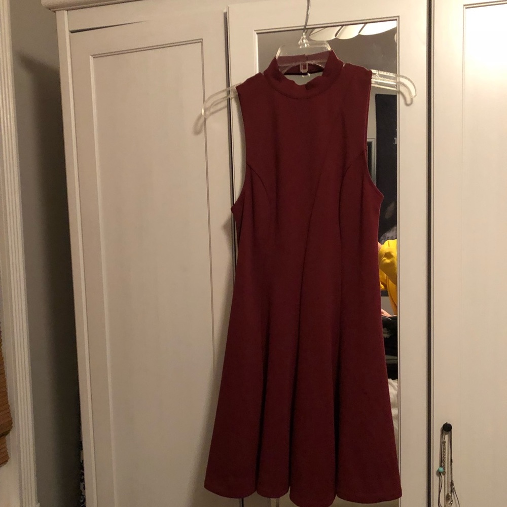 Free people burgundy dress